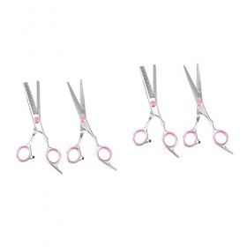 FOMIYES 4 Pièces Ciseaux Pour Adultes Outils Outils De Coiffure Ciseaux En Acier Inoxydable Ciseaux Ciseaux À Dents Amincissa
