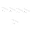 FOMIYES 5Pcs Pinces À Ciseaux Professionnelles Acrylique-Fente Accolades Tenant Des Accessoires Tondeuse Coiffeur Mur Salon D