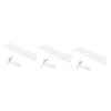FOMIYES 5Pcs Pinces À Ciseaux Professionnelles Acrylique-Fente Accolades Tenant Des Accessoires Tondeuse Coiffeur Mur Salon D