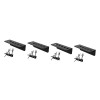 FOMIYES 5Pcs Pinces À Ciseaux Professionnelles Acrylique-Fente Accolades Tenant Des Accessoires Tondeuse Coiffeur Mur Salon D
