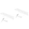 FOMIYES 5Pcs Pinces À Ciseaux Professionnelles Acrylique-Fente Accolades Tenant Des Accessoires Tondeuse Coiffeur Mur Salon D