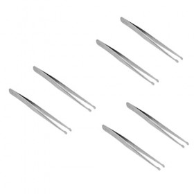 FRCOLOR 6 Pcs Timbre Pince À Épiler Cueillette De Bijoux Pince À Sourcils Laboratoire Outil DÉpilation De Voiture Outils Aut