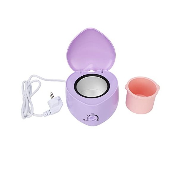 Mini Machine de Chauffage de Cire Numérique, Pot Intérieur en Silicone en Forme de Coeur, Dispositif de Chauffe-cire Facile à