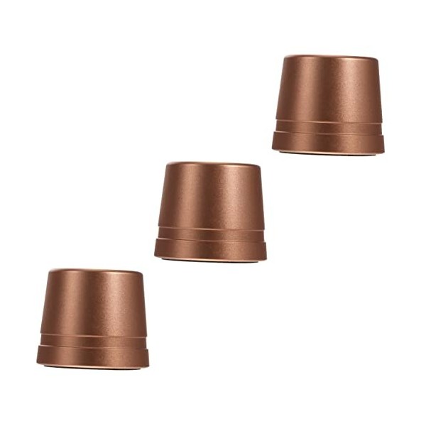 FOMIYES Support De Blaireau 3Pcs Base De Rasoir Rasoir En Aluminium Or Rose À LAncienne Support Pour Blaireau