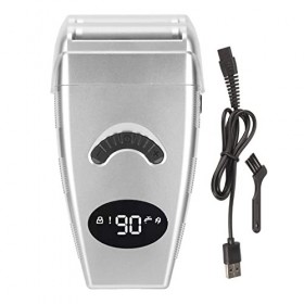 Tondeuse À Cheveux Électrique, Tondeuse À Barbe, Tondeuse À Barbe Sans Fil, Lame Flottante Rechargeable Étanche Humide Sec Hy