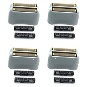 Jojomino 4X Grille et Couteaux de Rechange pour Rasoir pour 17150 17200 Lame de Rasage Flottante Intelligente 3D Lavable Or