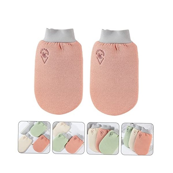 BAFAFA 6 pièces gants de bain double face mitaines for enfants nettoyant for le corps épurateur de bain douche de toilette ne