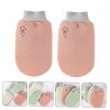 BAFAFA 6 pièces gants de bain double face mitaines for enfants nettoyant for le corps épurateur de bain douche de toilette ne