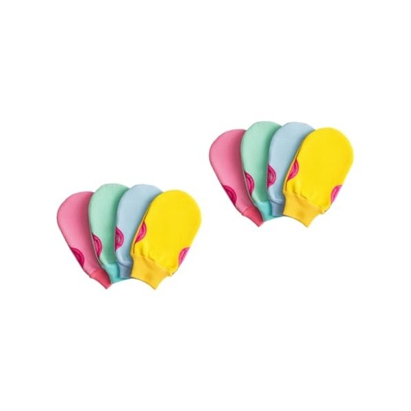 minkissy 12 Pièces Gant De Bain Pour Le Corps Le Gant Ove Gant Exfoliant Pour Les Mains Mitaines Gant De Douche Exfoliant Gan