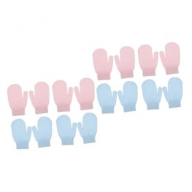 Beavorty 16 Pièces Gants De Serviette De Bain Éponges Naturelles Mitaines Gommages Gant Dissolvant De Peau Morte Mitaines Exf