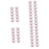 minkissy 50 Pcs Cire Aisselles G Bol Bols Chauffe-Jambes Cubes De Chocolat Bras De Bonbon Forme De Haricot En Aluminium Fond 