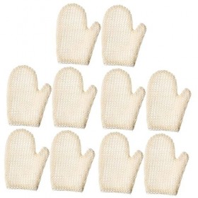 Beavorty 10 Pièces Épurateurjavascript Accessoire Épurateur Peau Morte Lavage Gommage Sisal Gommage Dissolvant Corps Frotteme