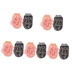 minkissy Lot de 10 gants de bain pour homme - Gants de bain pour douche - Gants exfoliants pour le corps - Gants de douche