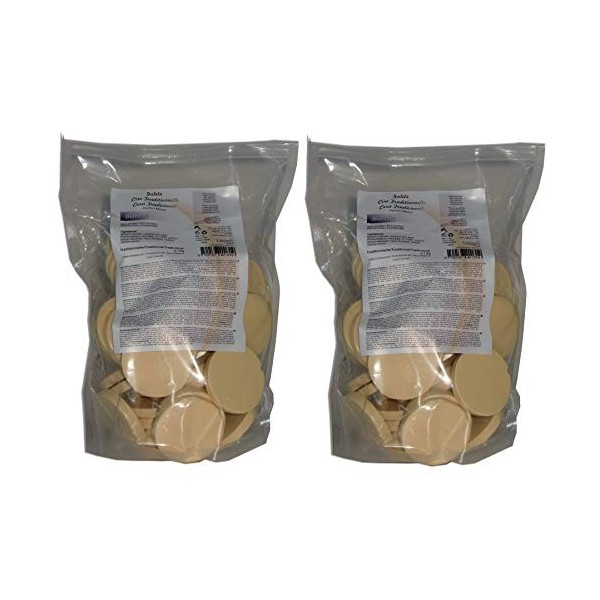 Storepil - 2 kg BLANCHE Galets de cirechaude pour épilation traditionnelle