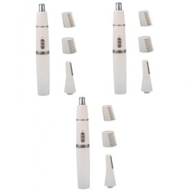 minkissy 3 Pièces Tondeuse Électrique Machine DÉpilation Du Nez Tondeuse À Poils Du Nez Machine DÉpilation Outil De Nettoya