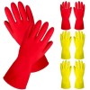 ULTECHNOVO 8 Paires De Gants De Nettoyage Gants De Nettoyage Réutilisables Femmes Gants De Vaisselle Pour Hommes Gants De Cui