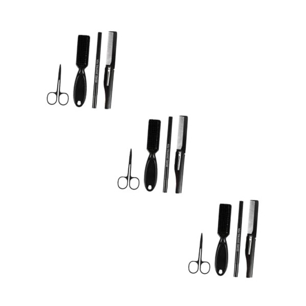 FOMIYES 12 Pièces Ensemble De Stylos À Moustache Peigne De Coiffure Outil De Toilettage De Barbe Peignes Hommes Outils De Net