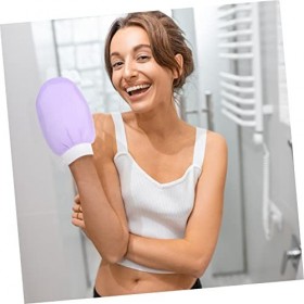 minkissy Lot de 12 gants de bain, gants de douche, gants exfoliants, gants de douche, gants de toilettage, gants de toilette,