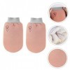 BYFOX 2pcs gants de bain double face manchons for hommes serviettes de bain douces mitaines for enfants corps exfoliant gant 