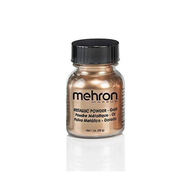 Mehron make-up Metallic Powder - Gold 28 gr 