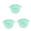 5Pcs Bol À Usage Domestique Doublure De Pot Portable Pour Insert Anti-Épilation En Silicone Mélange Facial Intérieur Résistan