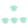 5Pcs Bol À Usage Domestique Doublure De Pot Portable Pour Insert Anti-Épilation En Silicone Mélange Facial Intérieur Résistan