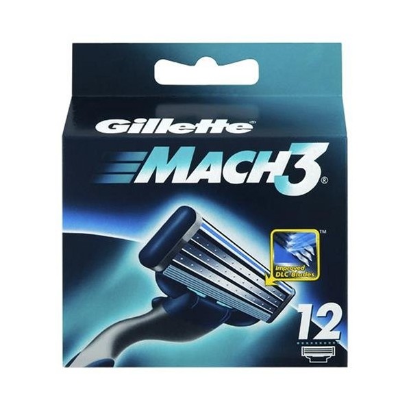 Gillette Mach 3 Lot de 12 cartouches