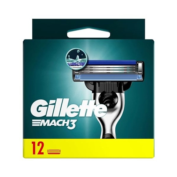 Gillette Mach3 pack de 12 lames