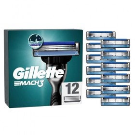 Gillette Mach3 pack de 12 lames