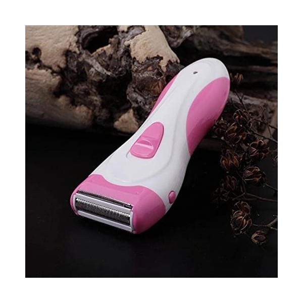 NewIncorrupt Épilateur électrique rechargeable pour femmes rasoir aisselle parties privées aisselles cheveux jambes poils pub