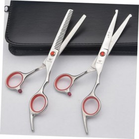 FOMIYES 3 Pièces Ciseaux Pour Barbe Ciseaux Ciseaux De Coiffure Ciseaux À Dents De Coupe Ciseaux De Coupe De Cheveux Professi