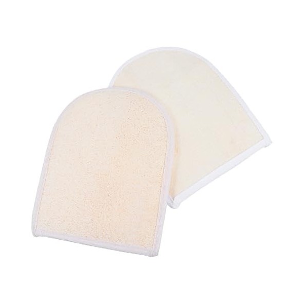 Beaupretty 6 Pièces Gants De Serviette De Bain Moufle De Coton Exfoliant Soins De La Peau Gant De Bain Exfoliant Nettoyage Du