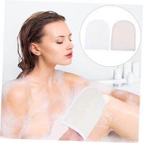 Beaupretty 6 Pièces Gants De Serviette De Bain Moufle De Coton Exfoliant Soins De La Peau Gant De Bain Exfoliant Nettoyage Du