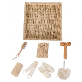 Mobestech 1 Set Bain Massage Ensemble Douche Spa Panier Cadeau Maison Kit De Douche Fourniture De Massage Spa Kit Pour Femmes