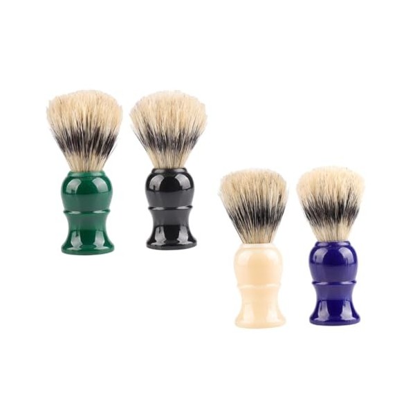 Healifty 8 Pièces Brosse De Rasage En Mousse Peigne Pour Hommes Brosses De Rasage DAllaitement Pour Hommes Brosse À Cheveux 