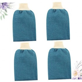 12 Pièces Épurateur De Lavage Du Corps Gants De Massage Gants De Gommage Gant Exfoliant Pour Le Corps Gant De Bain Gant De Go
