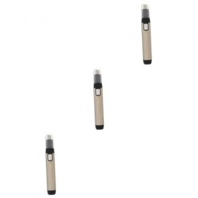 minkissy 3 Pièces Tondeuses À Poils De Nez Pour Hommes Machine DÉpilation Tondeuse À Piles Tondeuse De Nez Électrique Tondeu