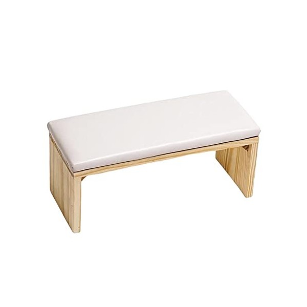 SMELEYOU Repose-Bras à Ongles, Repose-Mains à Ongles antidérapant, Coussin de Table de Repose-Mains en Bois, Support de Repos