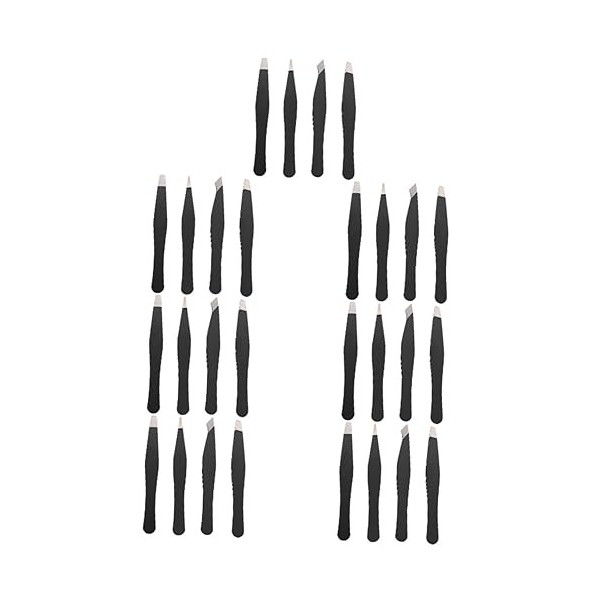 Beaupretty 24 Pièces Mini Pince À Sourcils Pince À Sourcils Femme Pince À Cils En Acier Inoxydable Kits De Perles Kit De Manu