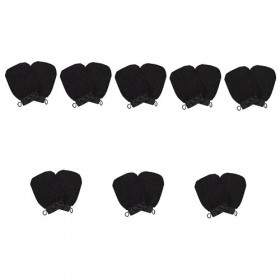 FOMIYES 16 Pièces Gants De Bain Épurateur De Nettoyage Éponges De Bain Épurateur De Baignoire Gants De Massage Baxk Gants Exf