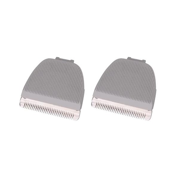 Lot de 2 lames de rechange pour tondeuse Codos CP-6800 KP-3000 CP-5500 Gris