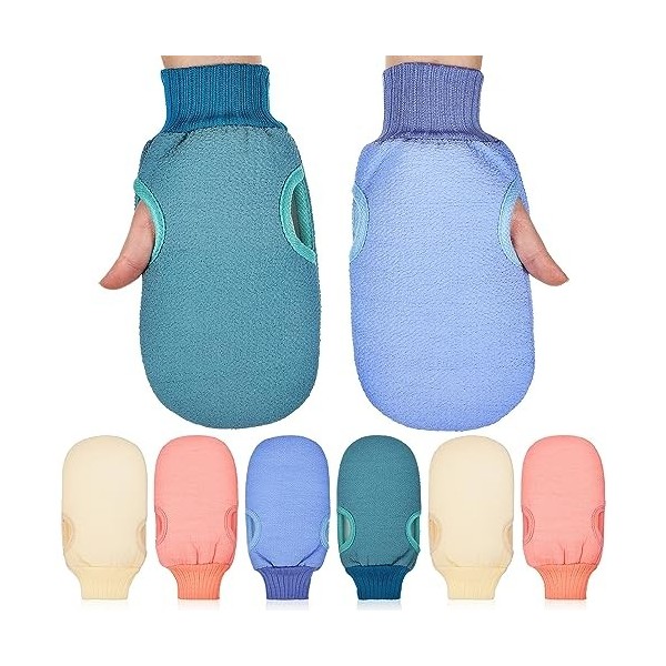 FRCOLOR 32 Pièces Gants Exfoliants Gants De Gommage Pour Le Corps Éponge De Bain Éponges De Nettoyage Gants De Bain Exfoliant