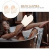 Alipis 10 Pièces Gants De Bain Gommage Gants De Ménage Serviette en Lin Gants De Douche Exfoliants Gant De Gommage Gant De Lu