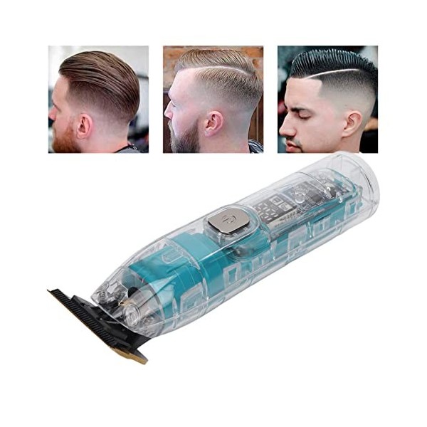 Tondeuse à Cheveux électrique, Kit de Coupe de Cheveux pour Hommes avec Lame en Acier Inoxydable et Charge USB avec 3 Peignes