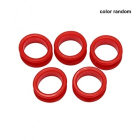 GROCKSTR Lot de 150 anneaux en silicone pour ciseaux et accessoires de coiffure Couleurs mélangées