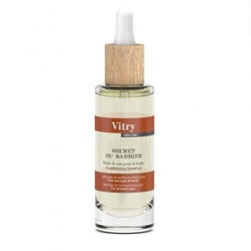 Vitry Coffret Huile de Soin Barbe + Brosse à Barbe