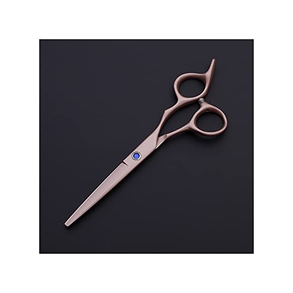 Ciseaux pour coupe de cheveux Ciseaux de coiffure en or rose de 6 pouces, ciseaux de maquillage, ciseaux de coiffeur, kit de 