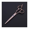 Ciseaux pour coupe de cheveux Ciseaux de coiffure en or rose de 6 pouces, ciseaux de maquillage, ciseaux de coiffeur, kit de 