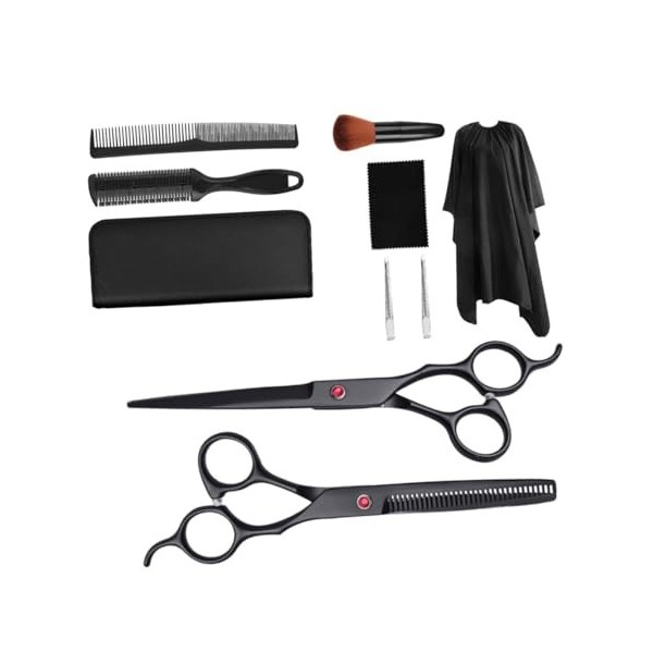 FOMIYES 1 Ensemble De Ciseaux De Coiffeur Ensemble Ciseaux Pour Cheveux Ensemble DOutils Ménagers Kit De Tondeuses À Cheveux