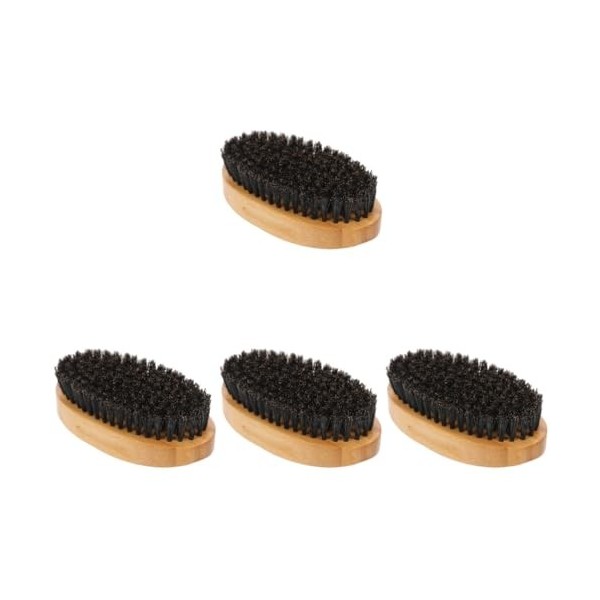 Beaupretty 4 Pièces Brosse Coiffante En Poils De Sanglier Brosse À Barbe Revitalisant Pour Barbe Pour Hommes Peigne À Barbe P